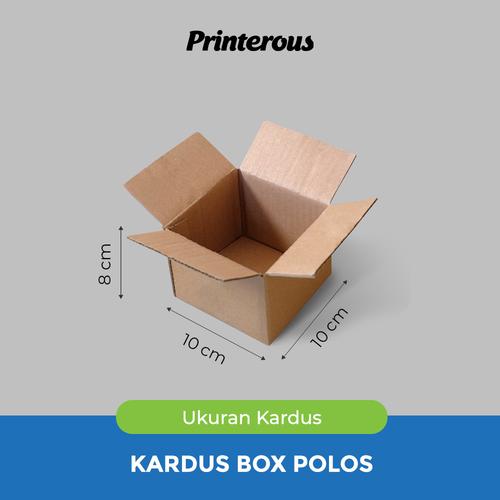 Foto Produk Corrugated Box - Kardus Box Polos 10x10x8 cm dari Printerous