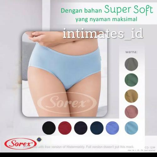 Foto Produk Celana Dalam Wanita merk Sorex kode 1239 size EL & QL - M dari Luna Libby