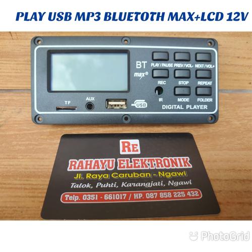 Gambar KIT MODUL MP3 PLUS BLUETOOTH MAX + LCD 12V dari Rahayu Elektro dan Sound undefined Tokopedia