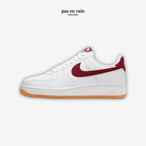 Jual Nike Air Force 1 White Burgundy 