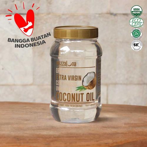 Foto Produk Virgin Coconut Oil Mezzaluna 485ml EVCO Minyak Kelapa Murni VCO - 485ml dari Arcee
