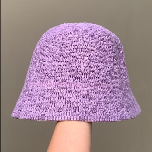 Jual Henzy knit bucket hat - Lavender 