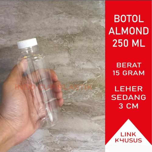 Jual Botol Almond 250ml khusus GRAB/GOJEK INSTANT!!! - Tanpa Tutup ...