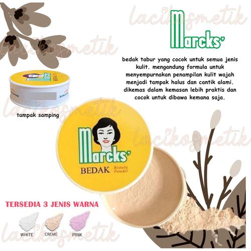 Foto Produk BEDAK MARCKS / MARCKS BEDAK TABUR - PINK dari LACI KOSMETIK