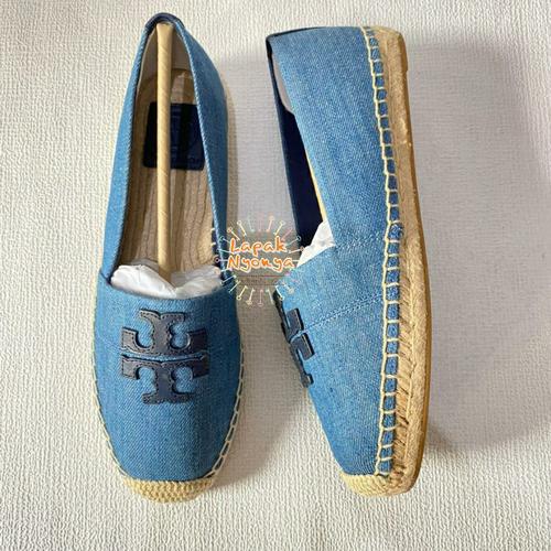 tory burch canvas flats