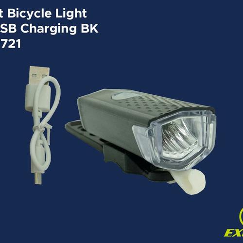 Jual front bicycle light USB charging 