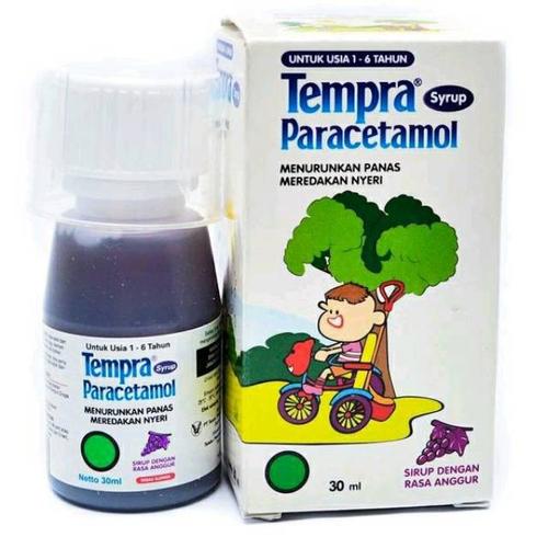 Foto Produk Tempra Sirup 30ML / 60ML / 100ML - Obat Sakit Gigi, Kepala, Demam, Flu - 30 ML dari Plaza Medika