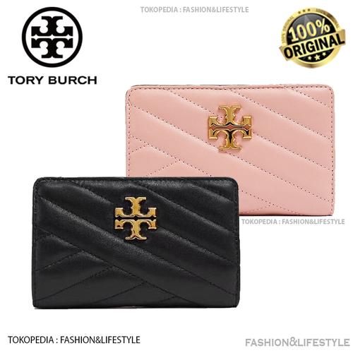 Foto Produk Tory Burch Wallet Kira Chevron Medium Slim Wallet Black Original 100% - Black dari Fashion&LifeStyle