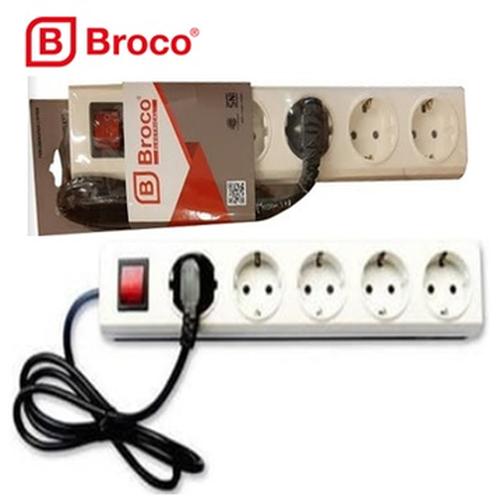 Gambar BROCO 15851 Stop Kontak 5 Lubang Extension CP Saklar Kabel 1.5M dari Britplaza Kota Depok Tokopedia