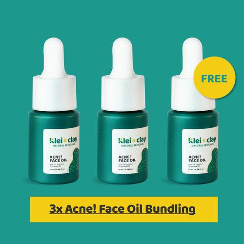 Gambar SPECIAL ACNE FACE OIL BUNDLING - Klei & Clay dari Klei and Clay Official Kota Tangerang Selatan Tokopedia