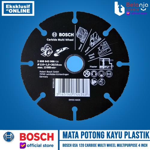 Foto Produk Bosch Mata Potong Kayu Plastik Carbide Multi Wheel Multipurpose 4 Inch dari Belanja Teknik