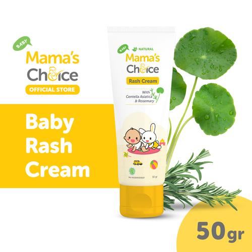Gambar Mama's Choice Baby Rash Cream 50 gr (Krim Penghilang Ruam pada Bayi) dari MamasChoiceID Tokopedia