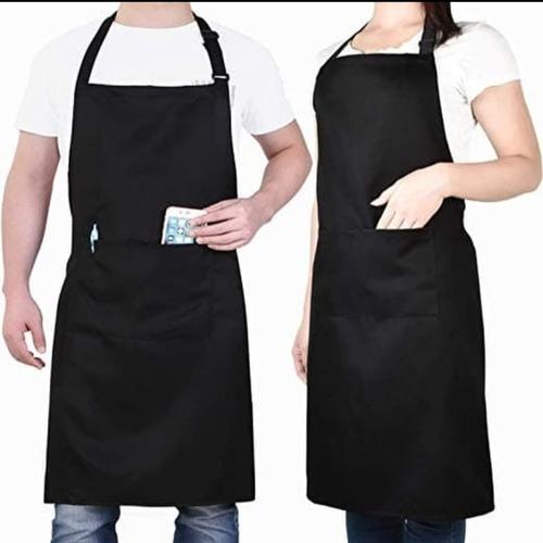 Foto Produk CELEMEK MASAK APRON KATUN DRILL HARGA MURAH KUALITAS PRIMA - Putih dari seragam koki