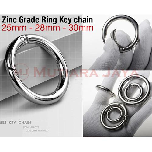 Foto Produk Ring Gantungan Kunci Tebal Pengait Karabiner Bulat - 25 mm dari TB.Mutiara Jaya
