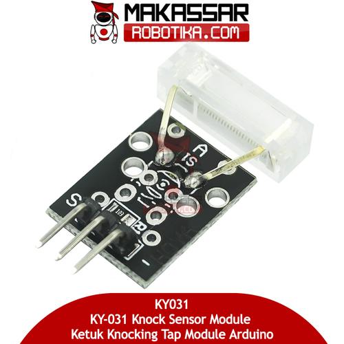 Jual KY031 KY-031 Knock Sensor Module Ketuk Knocking Tap Module Arduino ...