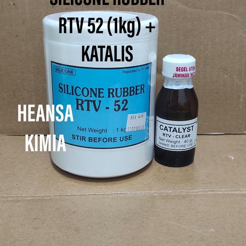 Foto Produk Silicone Silicon Rubber RTV 52 + katalis (1kg) - BENING dari HEANSA KIMIA