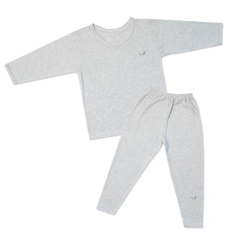 Foto Produk Long bon.bons Tees Set - 3-4tahun, misty grey dari Echu Kids