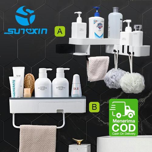 Foto Produk Rak Sabun Shampoo Rak Toilet Kamar Mandi Rak Tempel Dinding Sudut Rak dari SUNXIN