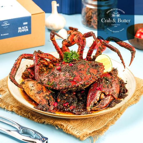 Gambar Black Pepper Butter King Crab (Kepiting Lada Hitam) - 600gr, Not Spicy dari Crab & Butter Jakarta Jakarta Barat Tokopedia