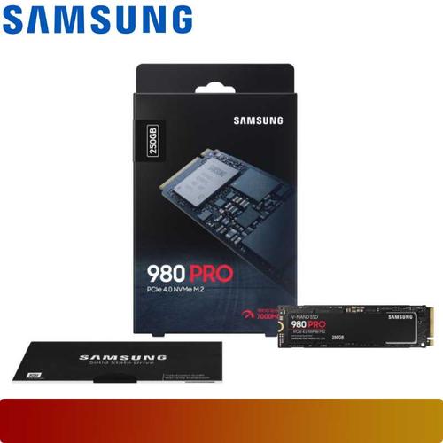Foto Produk SAMSUNG 980 PRO PCIE 4.0 NVME SSD 250GB | SSD M.2 NVMe Gen 4 x4 250GB dari Nano Komputer