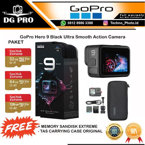 Foto Produk GoPro Hero 9 Black Ultra Smooth Action Camera HERO9 NEW - UNIT ONLY dari DG PRO