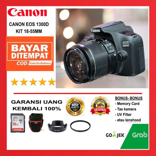 Foto Produk Canon 1300d kit 18-55mm Canon eos 1300d kit 18-55mm dari SAKURA CAMERA