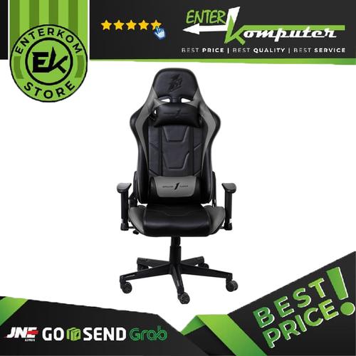 Foto Produk 1STPLAYER GAMING CHAIR FK3 - BLACK GRAY - With Foot Rest - Comfort dari Enter Komputer Official