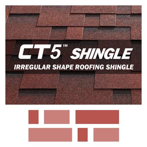 Foto Produk Atap Bitumen CTI | CT5 Irreguler Shape Shingle Roof dari Pratama Karunia