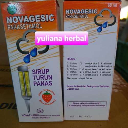 Jual Novagesic Sirup Isi 60ml Obat Demam Anak Jakarta Timur Yuliana Herbal Tokopedia