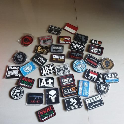 Gambar Rubber Patch Velcro Logo Emblem Patch Rubber Tactical Emblem - OSOKS dari MBS Tactical Store Kota Bekasi Tokopedia
