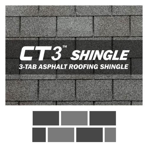 Gambar Atap Bitumen CTI | CT3 3 Tab Asphalt Shingle Roof dari Pratama Karunia Kab. Sidoarjo Tokopedia