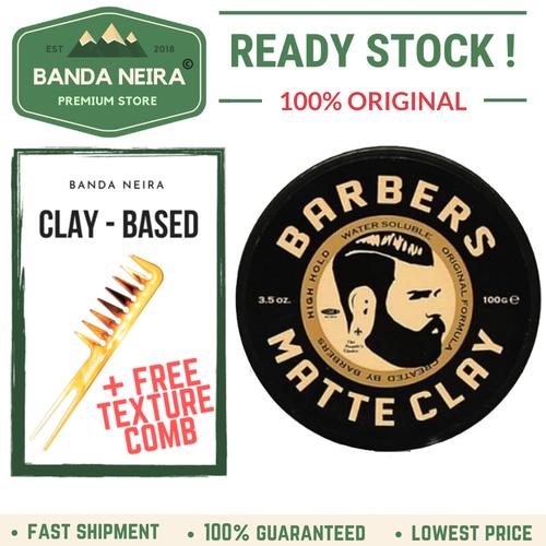 Foto Produk Barbers Pomade Matte Clay Original Lokal Murah Pomade dari Banda Neira Store