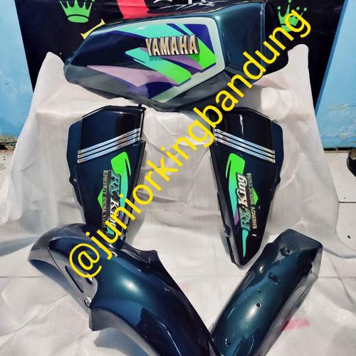 Jual body set rx king master tahun 1997 1998 warna hijau botol tangki