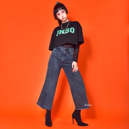 Foto Produk JINISO - Highwaist Kulot Jeans 723 - 733 HYPE BAE dari JINISO.ID