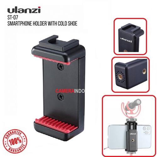 Foto Produk Ulanzi ST-07 Holder U Smartphone Clip dengan Cold Shoe dari SMN Official
