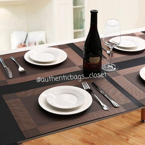 Foto Produk Placemat PVC / Alas tatakan piring makan - Gold dari Authenticbags_closet