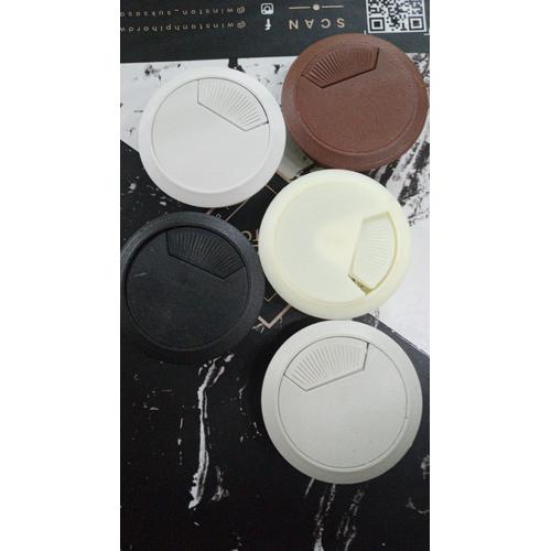 Foto Produk TUTUP LUBANG KABEL BULAT PLASTIK 60MM/6 CM GROMET BULAT PLASTIK WARNA dari WINSTON SUKSES ABADI