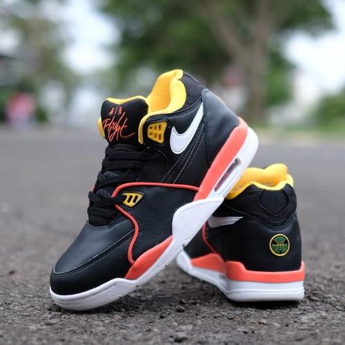 orange yellow and black nikes