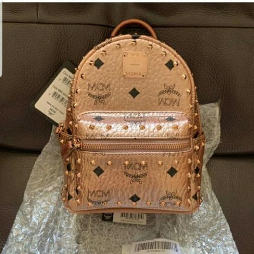 Jual Tas backpak MCM BEBE BOO ROSE GOLD 