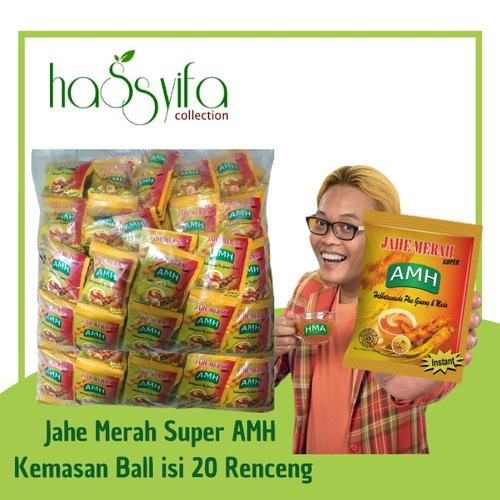 Foto Produk Jahe Merah Super AMH Kemasan Per Ball isi 20 Renceng dari Hassyifa collection