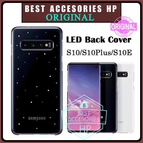 Foto Produk SAMSUNG GALAXY S10 LED BACK COVER HARD CASE ORIGINAL LIGHTNING CASING dari Best accesories hp