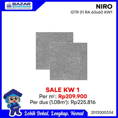 Foto Produk GRANITE GRANIT KAMAR MANDI KASAR NIRO GTR01 GRIGIO MIST 60X60 1.08M dari Bazar Bangunan