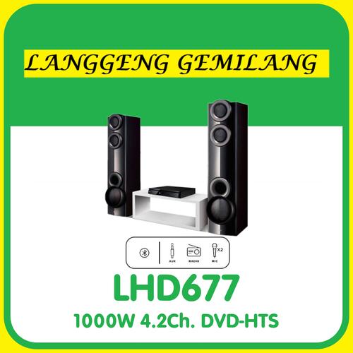 Jual Home Theater LG LHD677 1000W 4.2Ch. DVDHTS Jakarta Barat