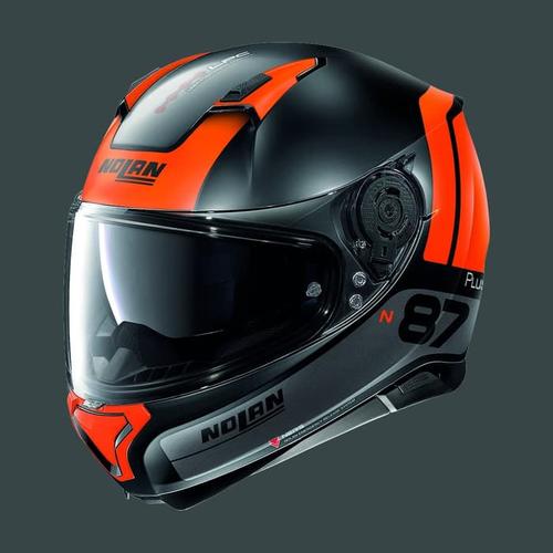 Jual Nolan N87 Plus Distinctive N-COM Flat Black Orange - Kota Bandung - RC  Motogarage Bandung | Tokopedia