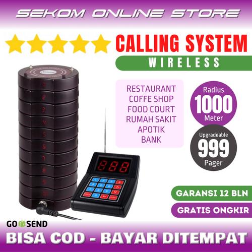 Foto Produk Wireless Calling System - Restaurant Pager KOLMI 668 *Harga Promo dari SEKOM ONLINE STORE