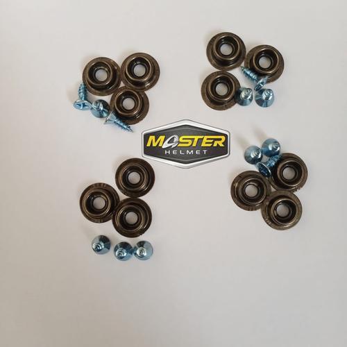 Gambar Baut helm kancing helm bogo FREE SKRUP kancing helm bogo 1 paket(3 set dari Master Helmet Jakarta Barat Tokopedia