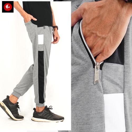 Foto Produk Okechuku ERICK Celana Jogger Pria / Jogger Pants / Celana Joger Pria - Abu Muda, XL fit to XXL dari Okechuku