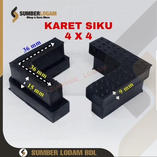 Jual Karet Kaki Rak Besi Siku 4x4 - Kota Bandar Lampung - Sumber Logam ...
