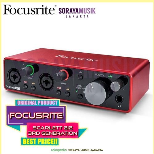 Foto Produk FOCUSRITE Scarlett 2i2 dari Soraya Musik Jakarta