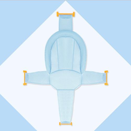Foto Produk Baby bath net, Jaring mandi bayi, Bantal busa mandi bayi - Jaring Biru dari Lovely Gubuk